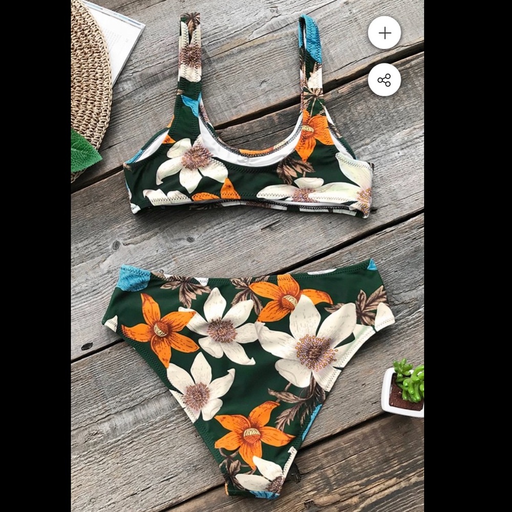 Two piece high waisted Cupshe bikini - Picture 2 of 5